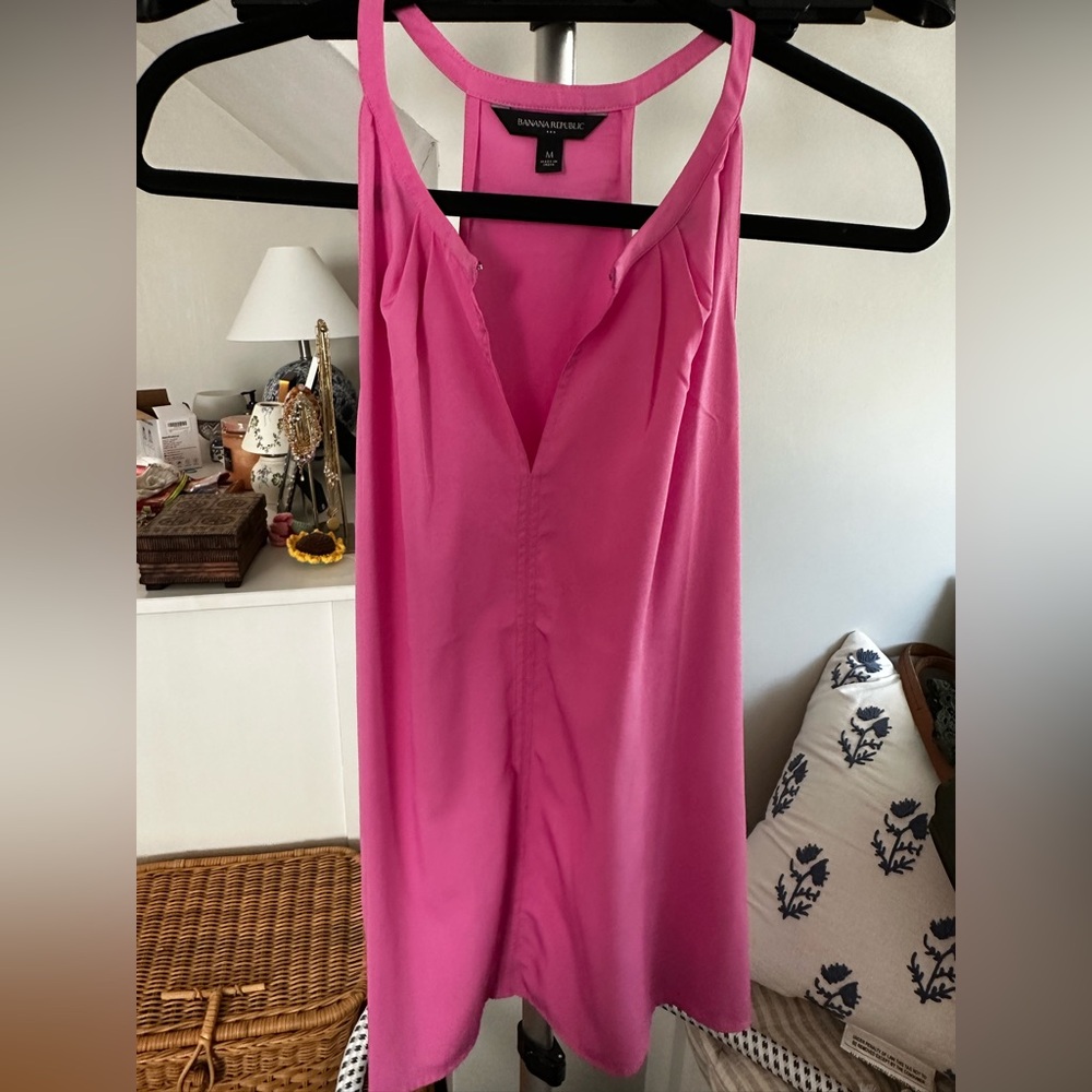 Vibrant Pink V-Neck top